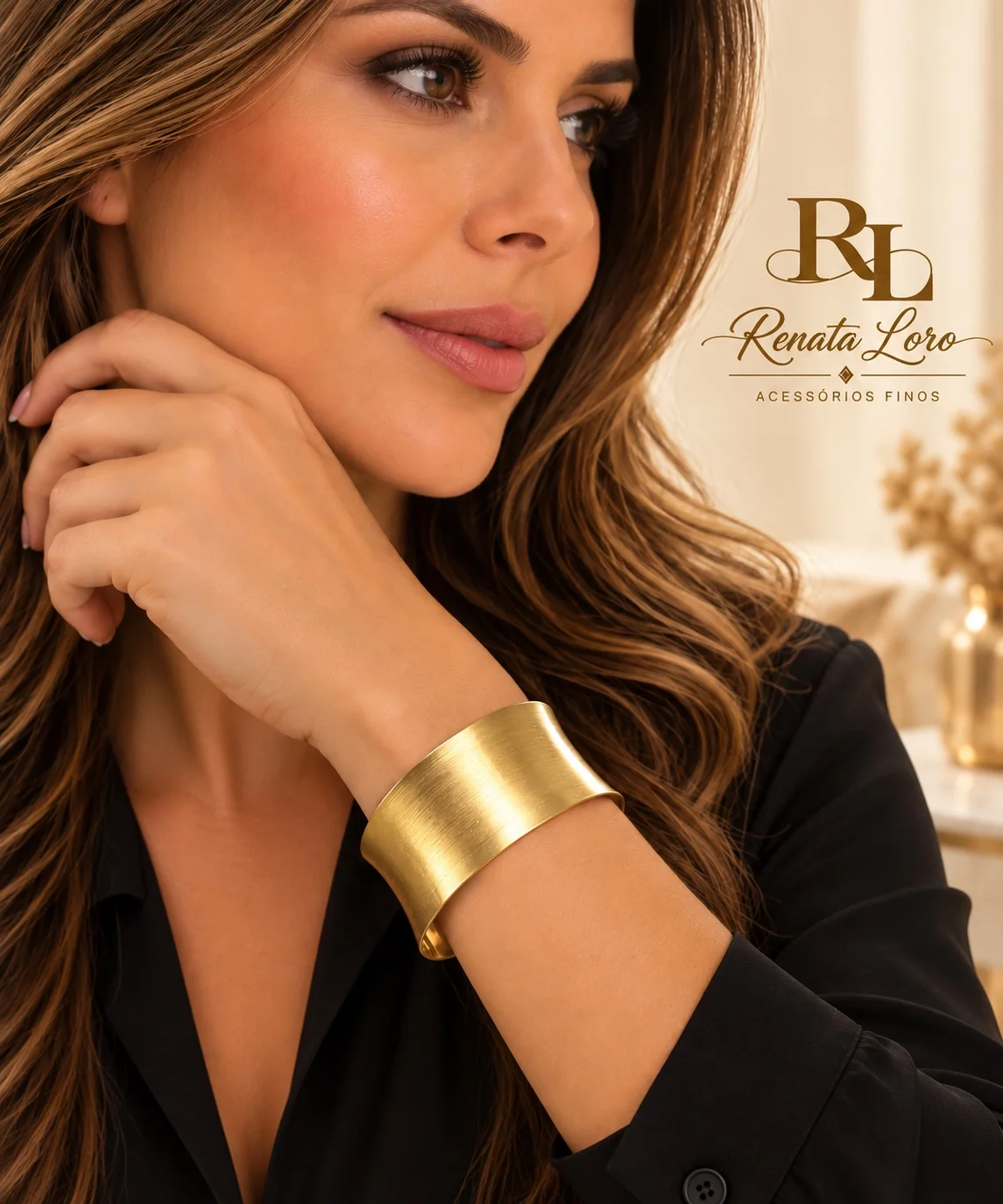 PUL0005 - Bracelete Dourado Fosco - foto 2