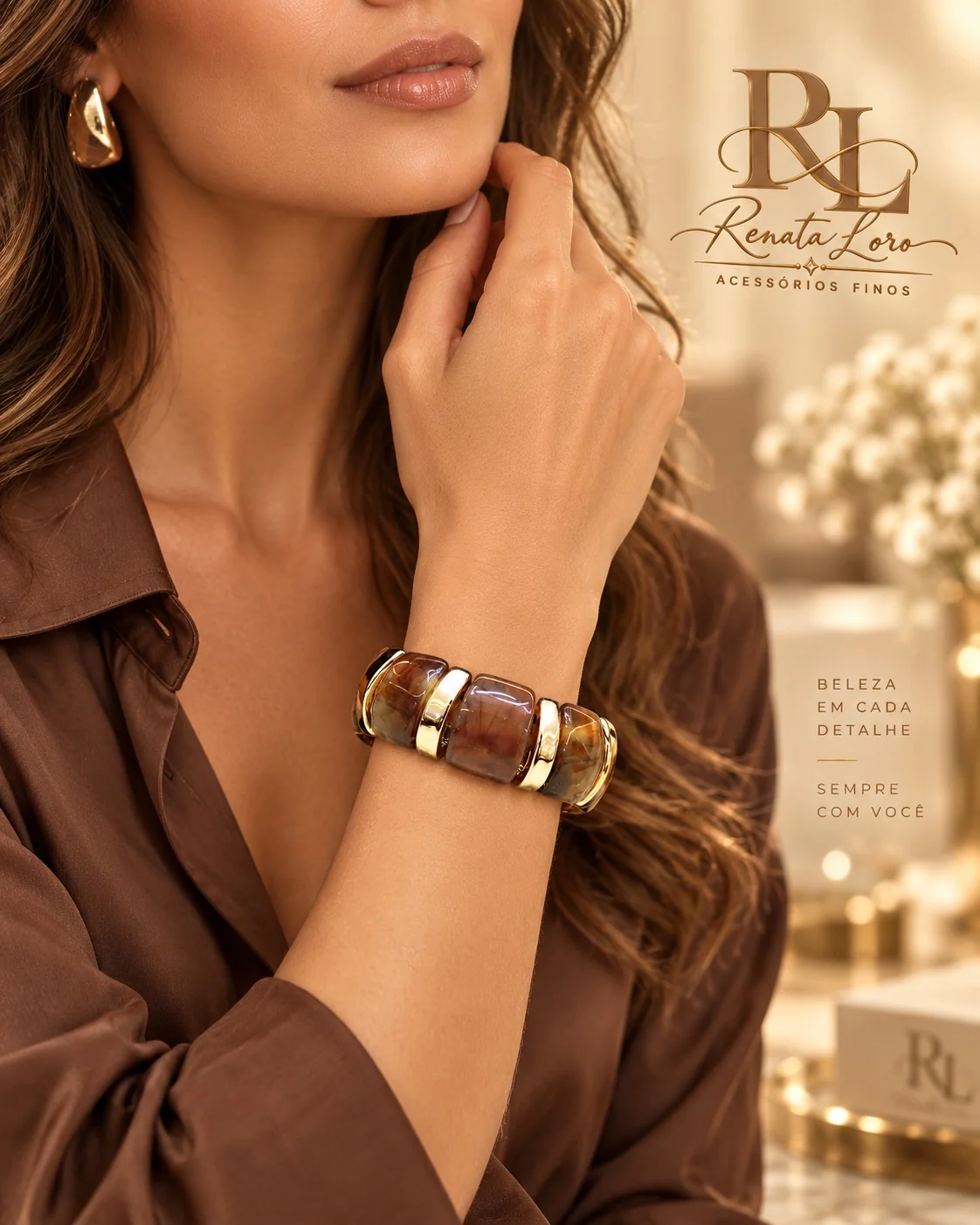 PUL0020 - Pulseira Marrom - foto 2