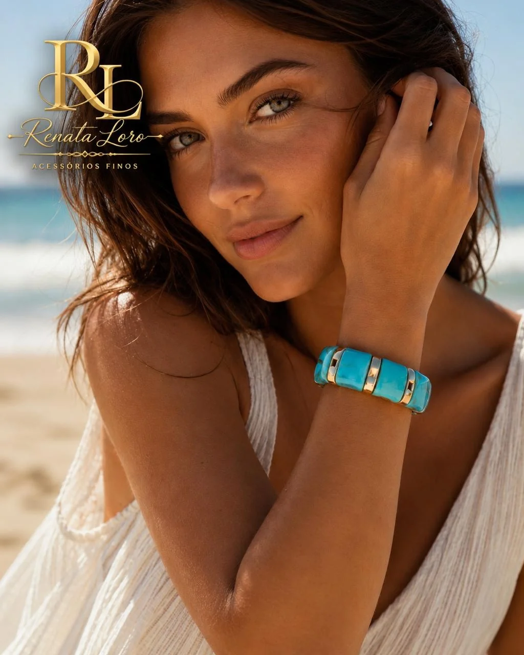 PUL0018 - Pulseira Turquesa - foto 2