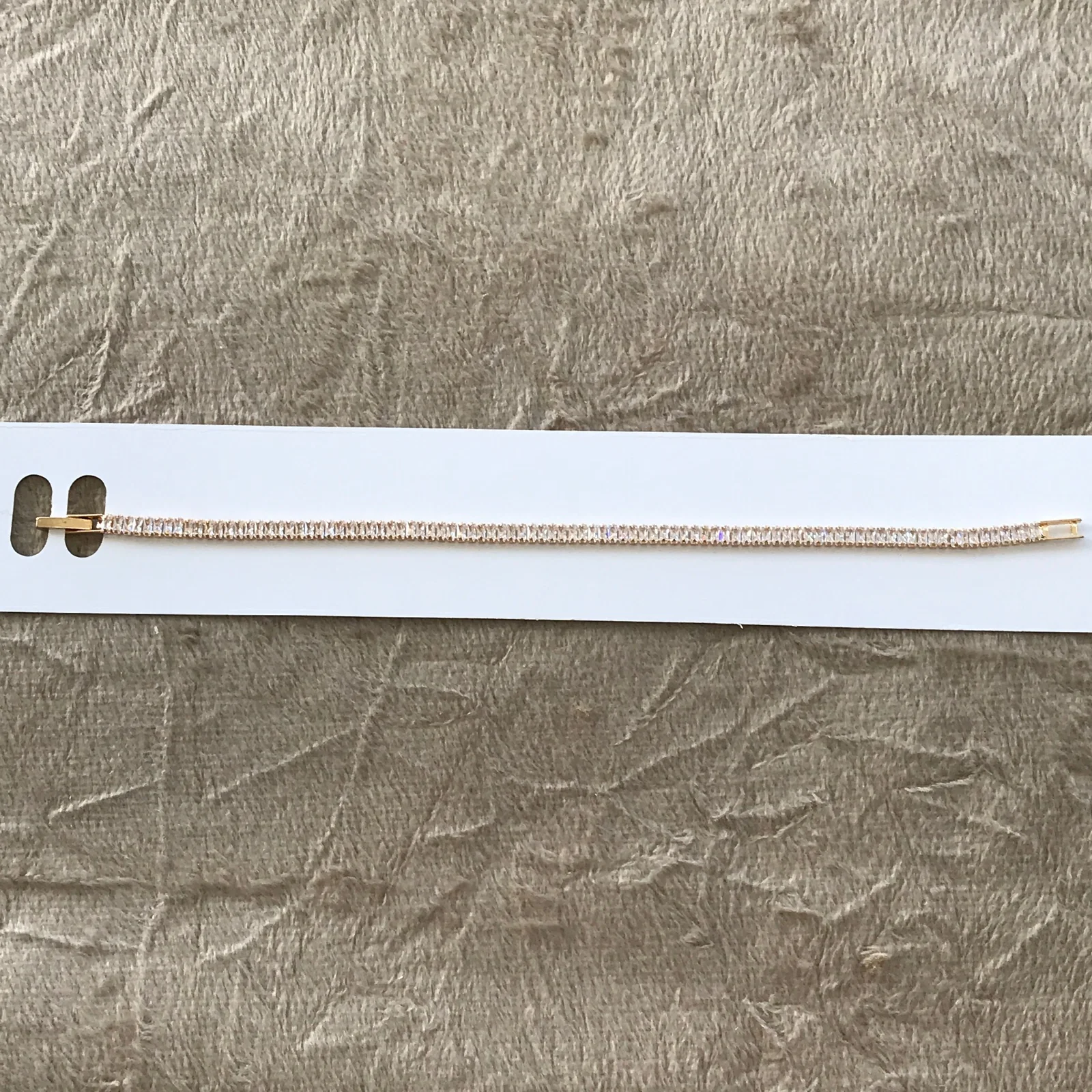 PUL0082 - Pulseira Riviera Baguetes de Zircônias Cravejada - foto 2
