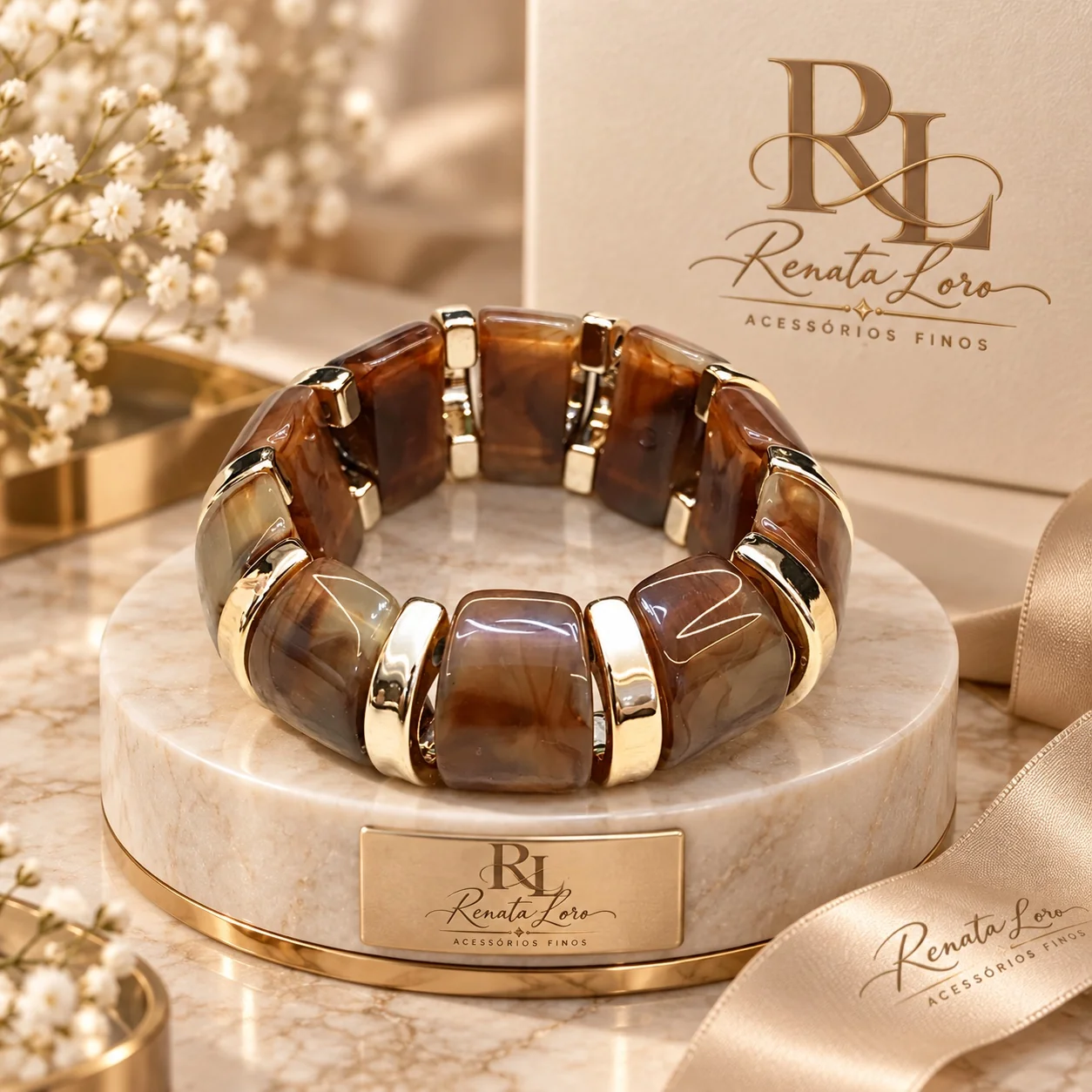 PUL0020 - Pulseira Marrom