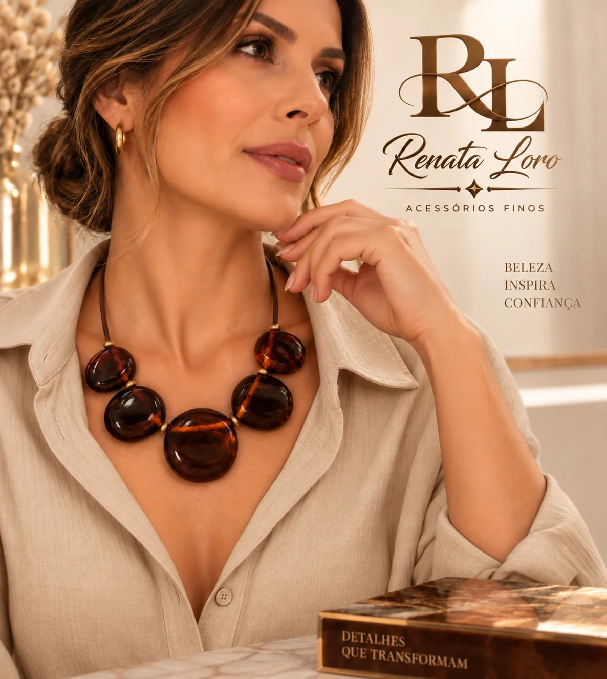 Colar em Resina Tartaruga - foto 2