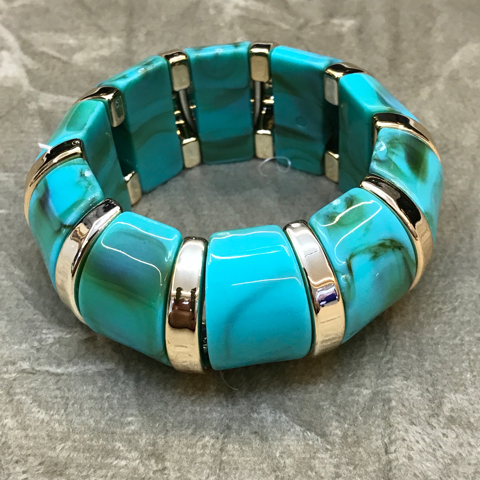 PUL0018 - Pulseira Turquesa