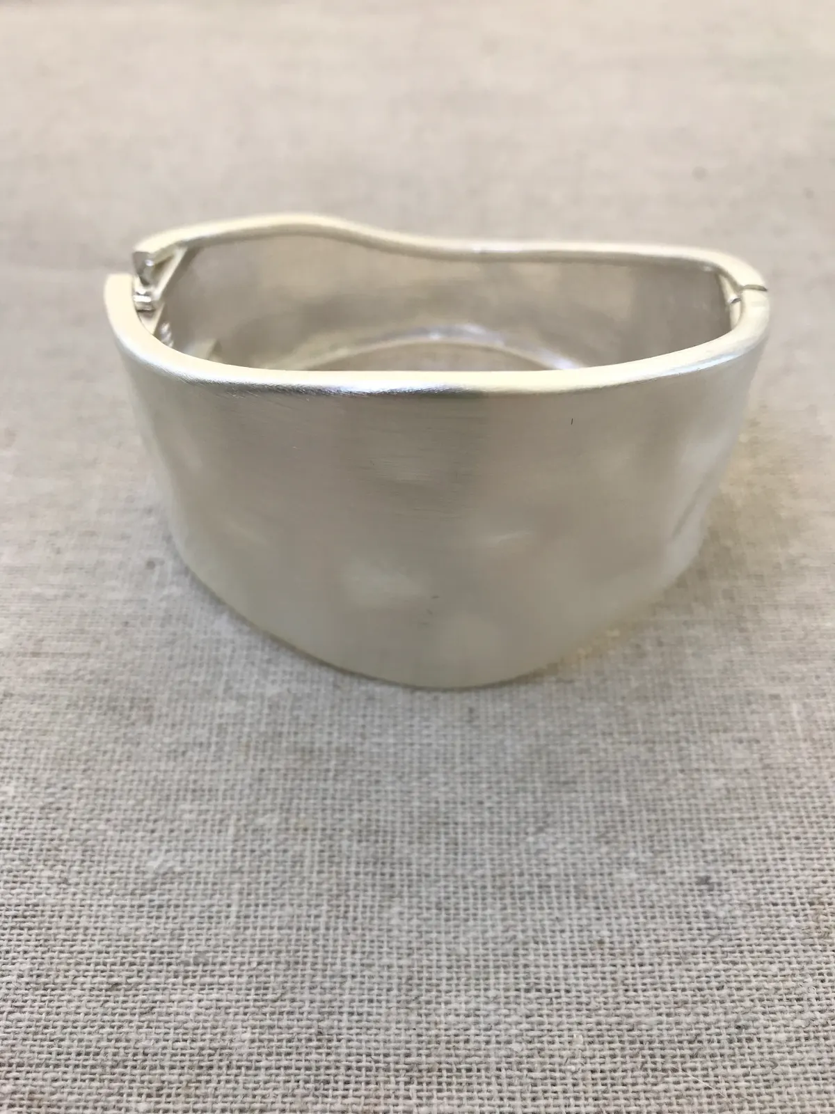 PUL0028 - Bracelete  Prata  Fosco Orgânico