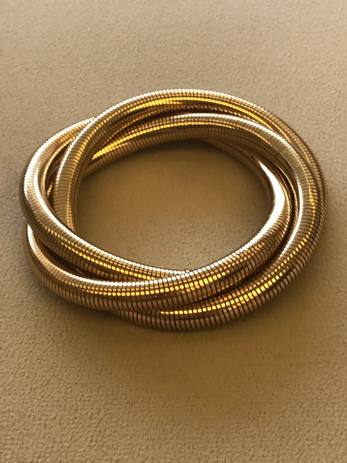 PUL0003 - Pulseira Snake Dourada