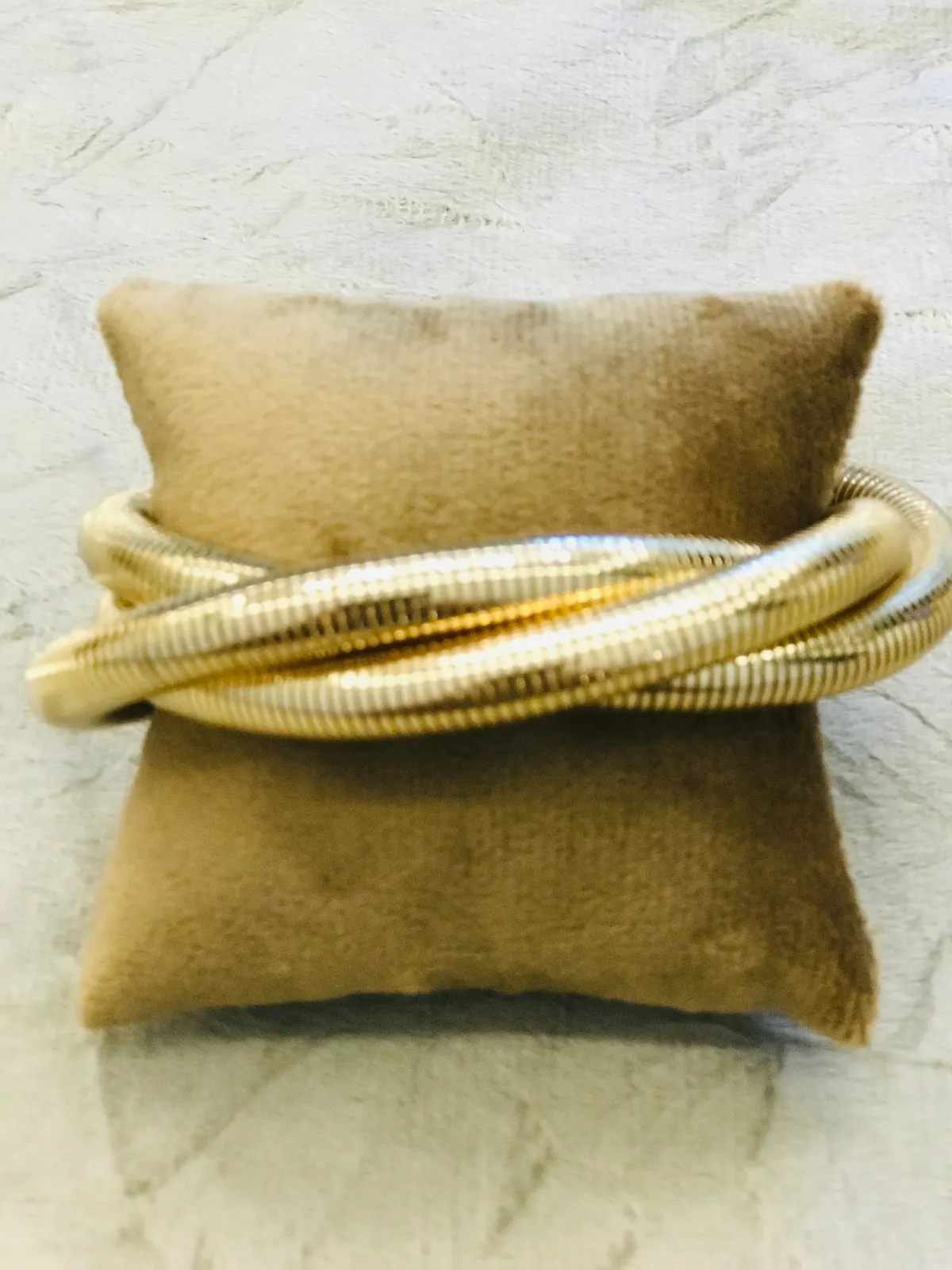 PUL0003 - Pulseira  Snake Dourada - foto 2