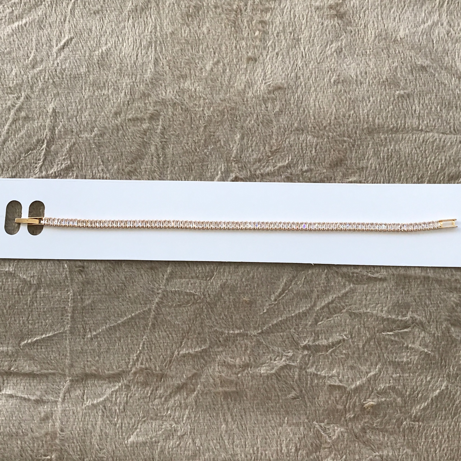 PUL0082 - Pulseira Riviera Baguetes de Zircônias Cravejada - foto 2